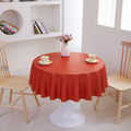 PVC Solid Tablecloth-Round