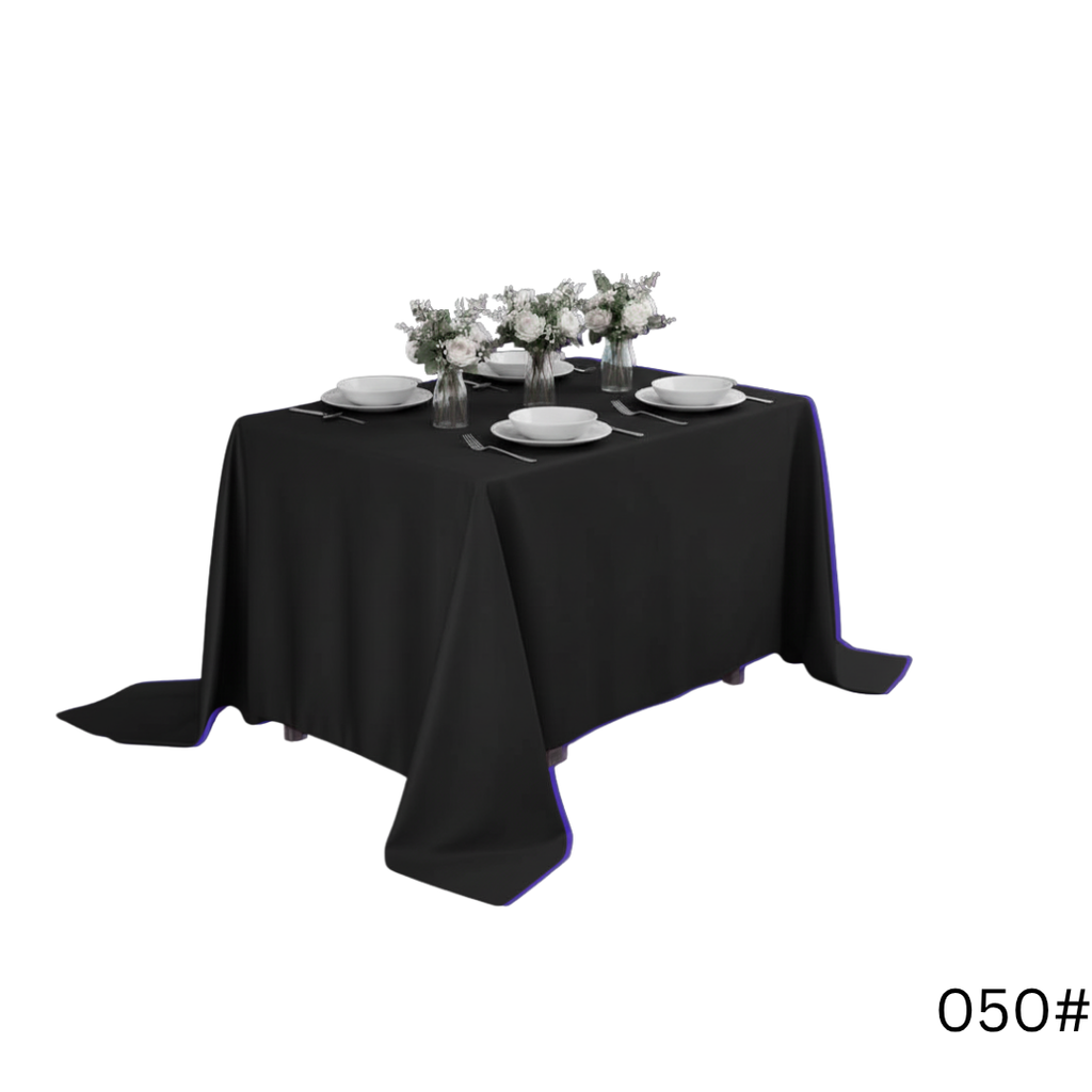 Premium Solid Polyester Tablecloth-050