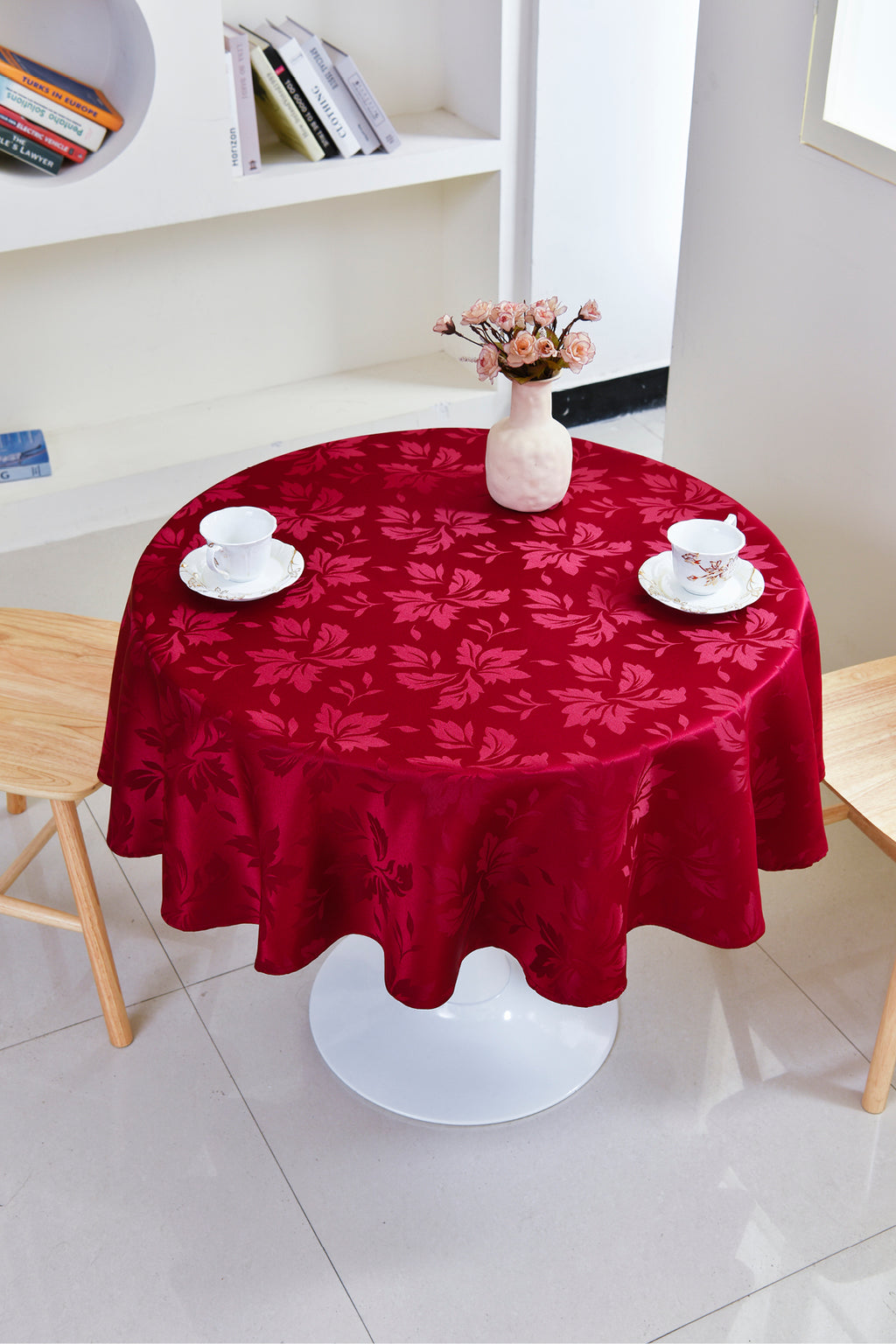 Fall Maple Leaf Tablecloth-Round