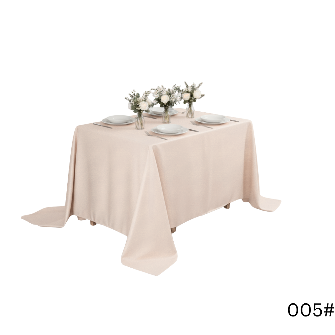 Premium Solid Polyester Tablecloth-005#