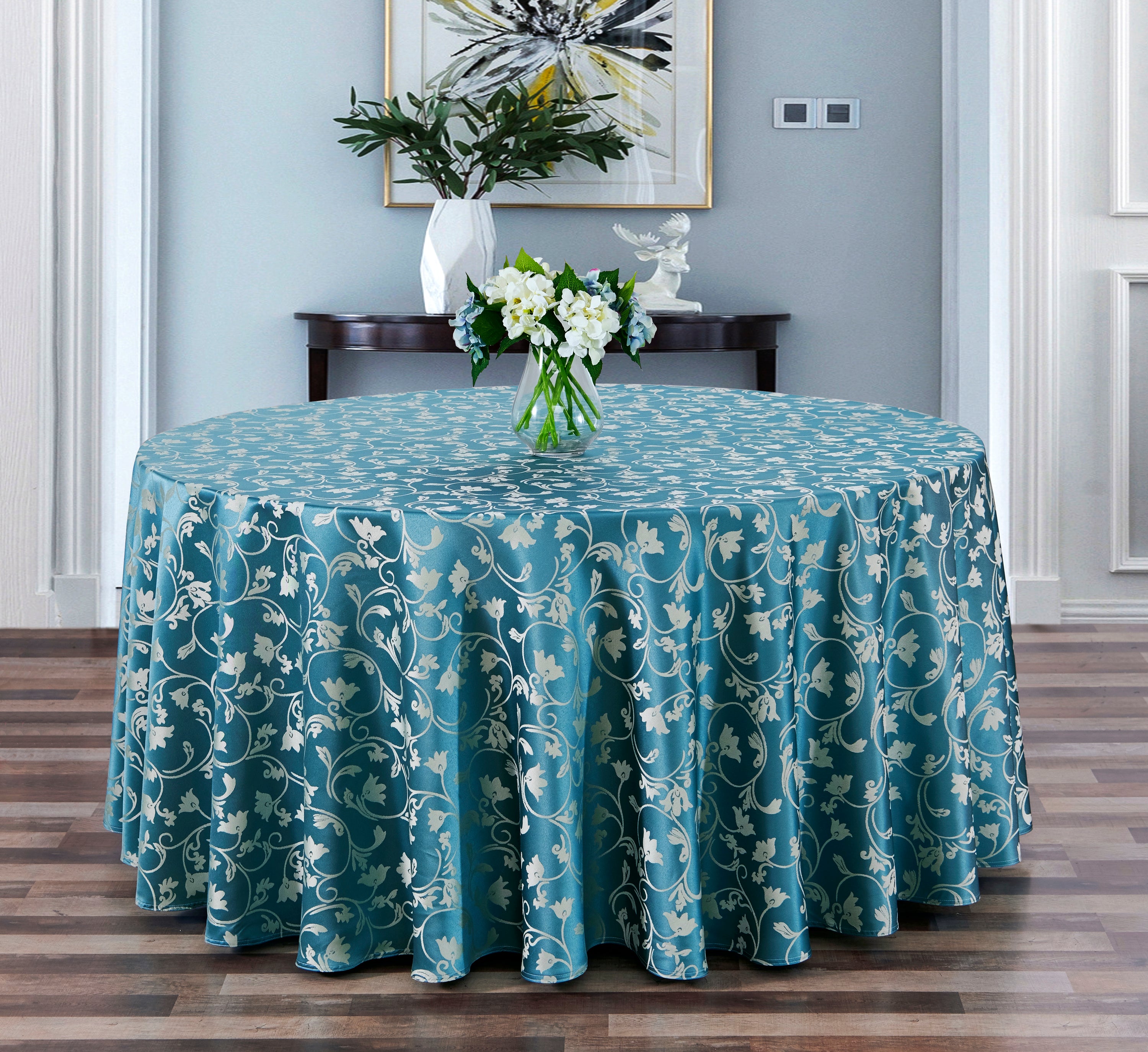 Polyester Jacquard Tablecloth-703