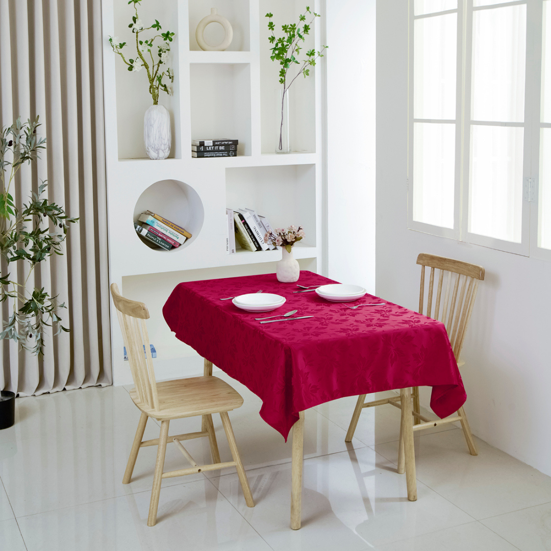Floral Polyester Tablecloth