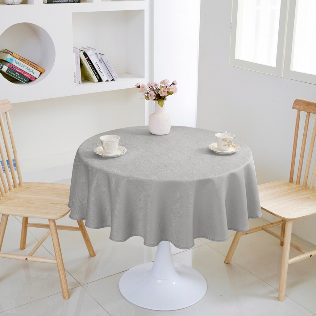 Ripple Texture Polyester Tablecloth