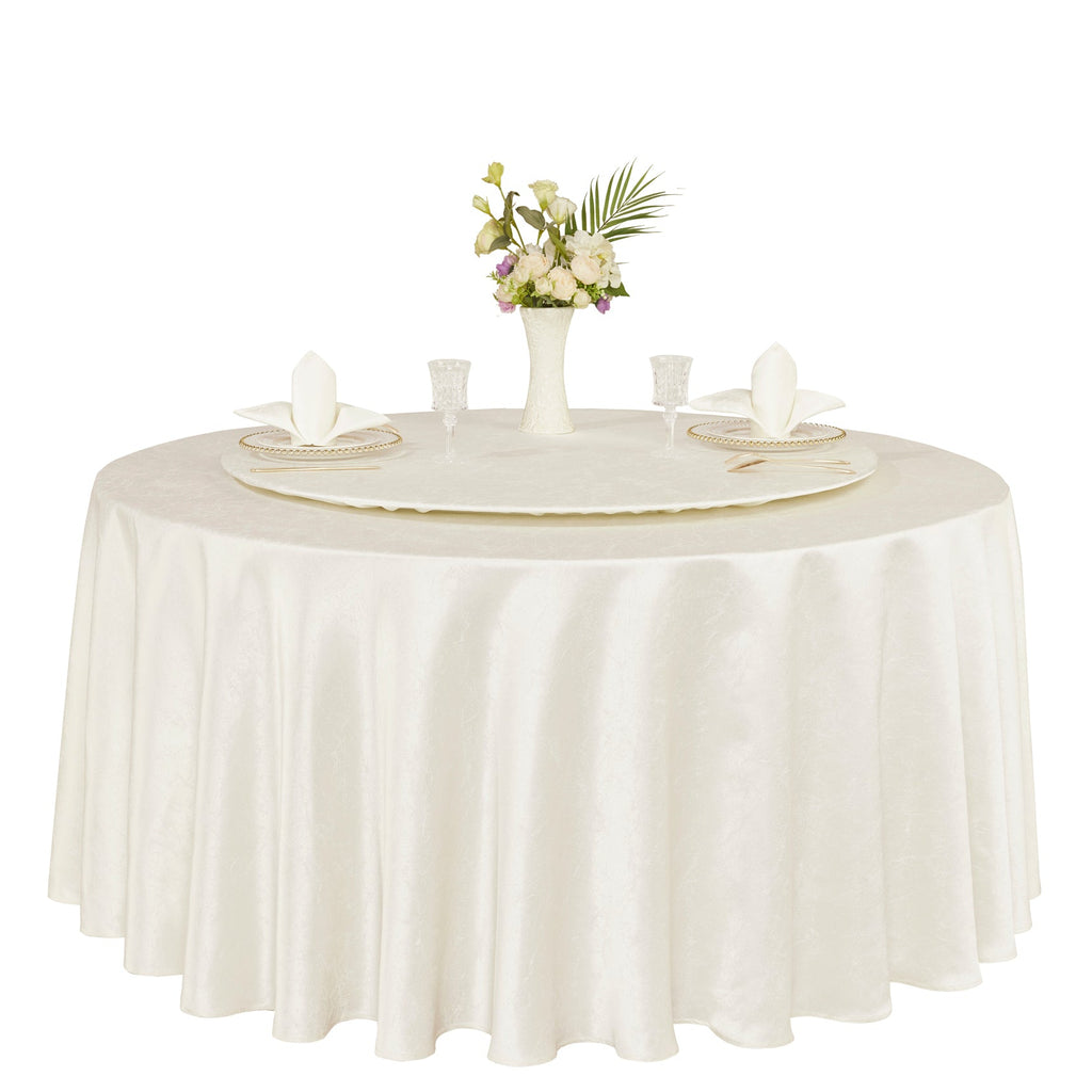 Polyester Jacquard Tablecloth-W6