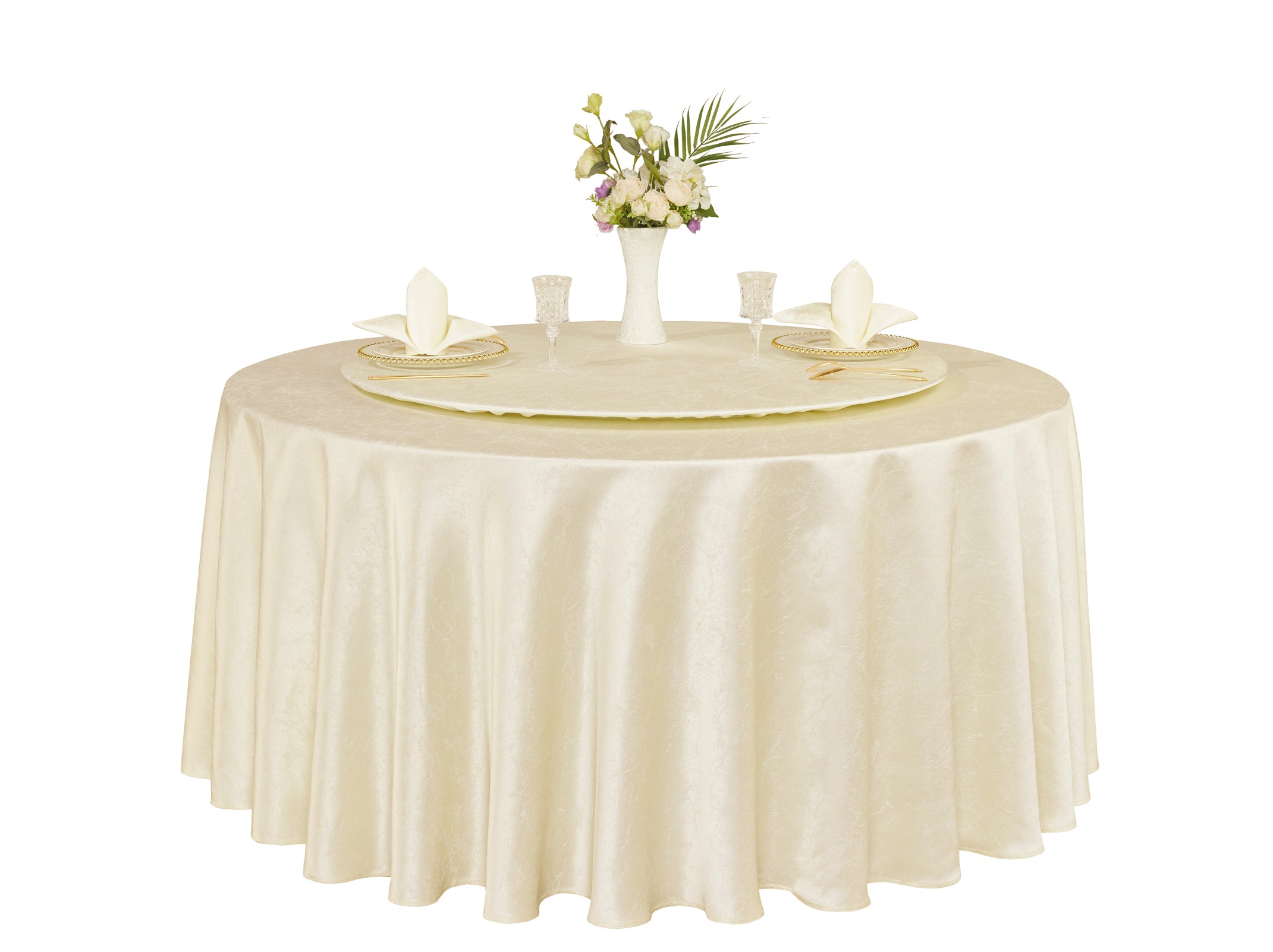 Polyester Jacquard Tablecloth-W6