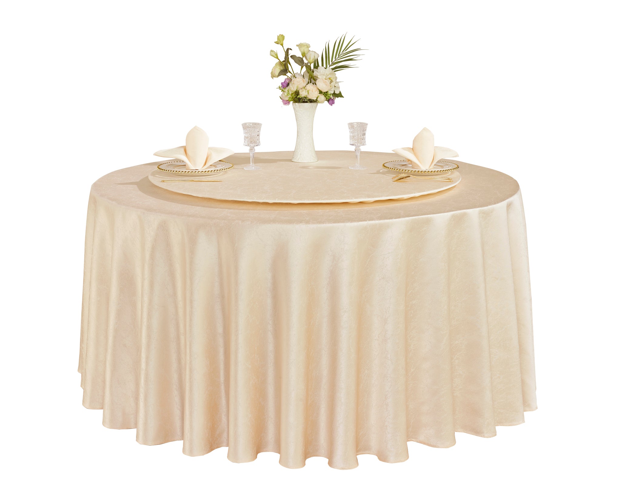 Polyester Jacquard Tablecloth-W6