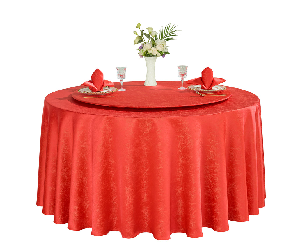 Polyester Jacquard Tablecloth-W6