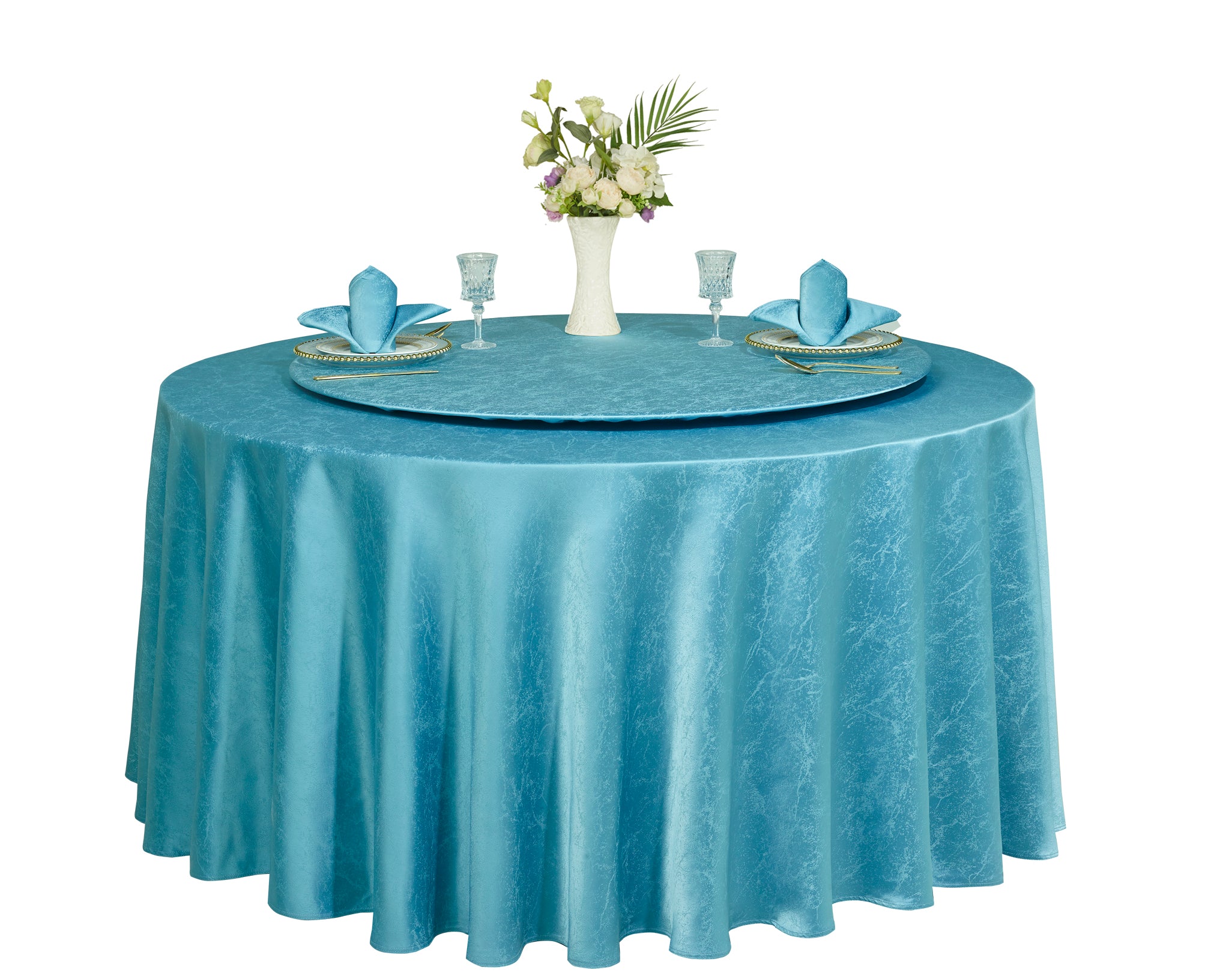 Polyester Jacquard Tablecloth-W6