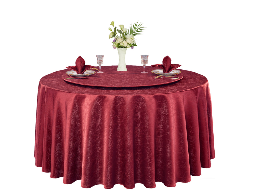 Polyester Jacquard Tablecloth-W6