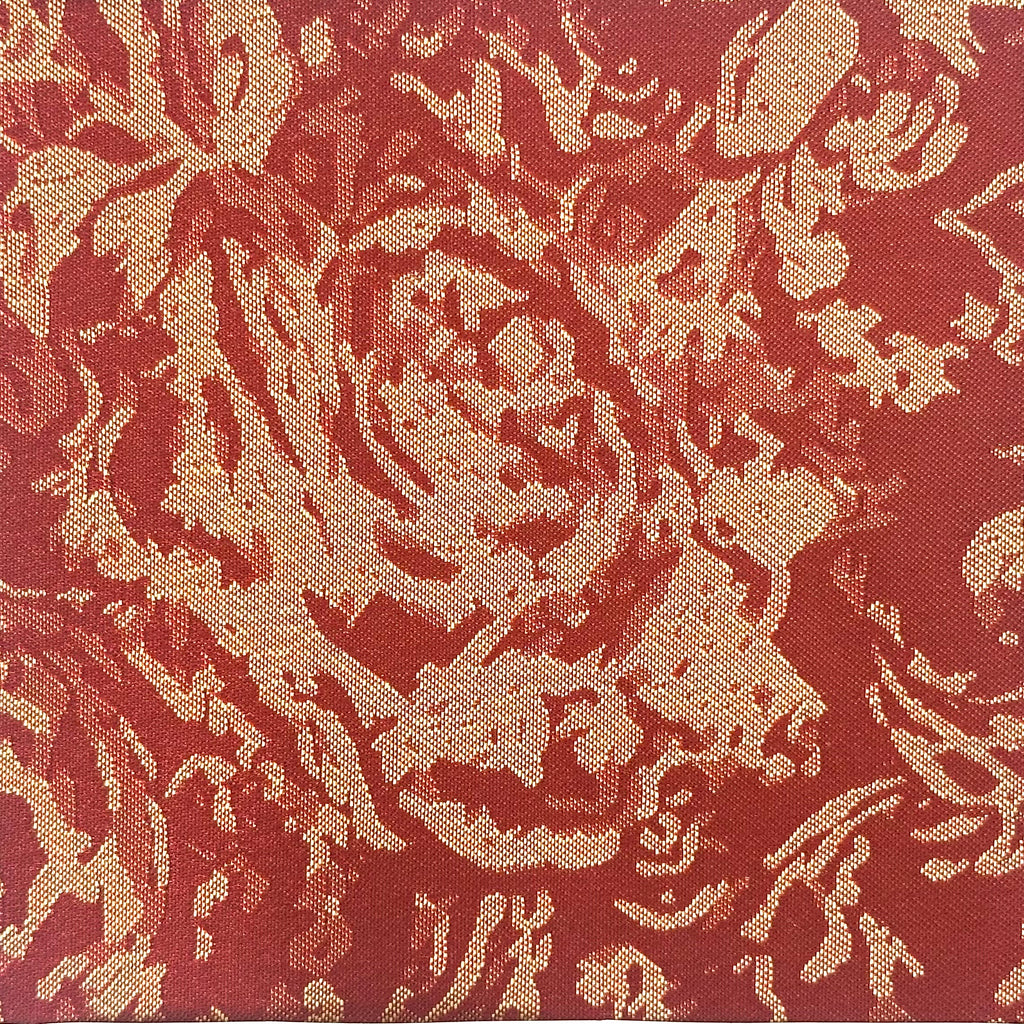 Rose Vintage – Tissu Jacquard Floral Intemporel