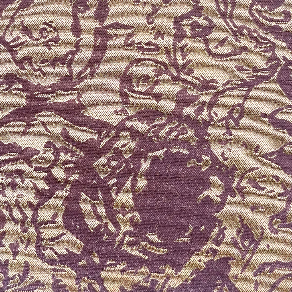 Rose Vintage – Tissu Jacquard Floral Intemporel