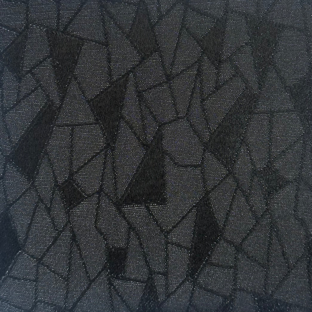 Geo Mosaic – Irregular Geometric Jacquard Fabric