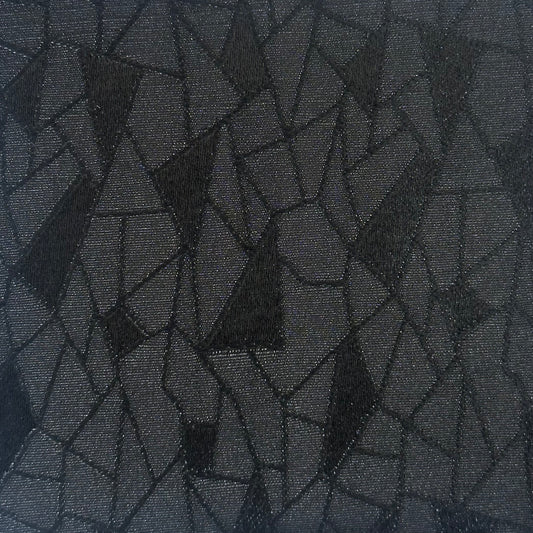 Geo Mosaic – Irregular Geometric Jacquard Fabric
