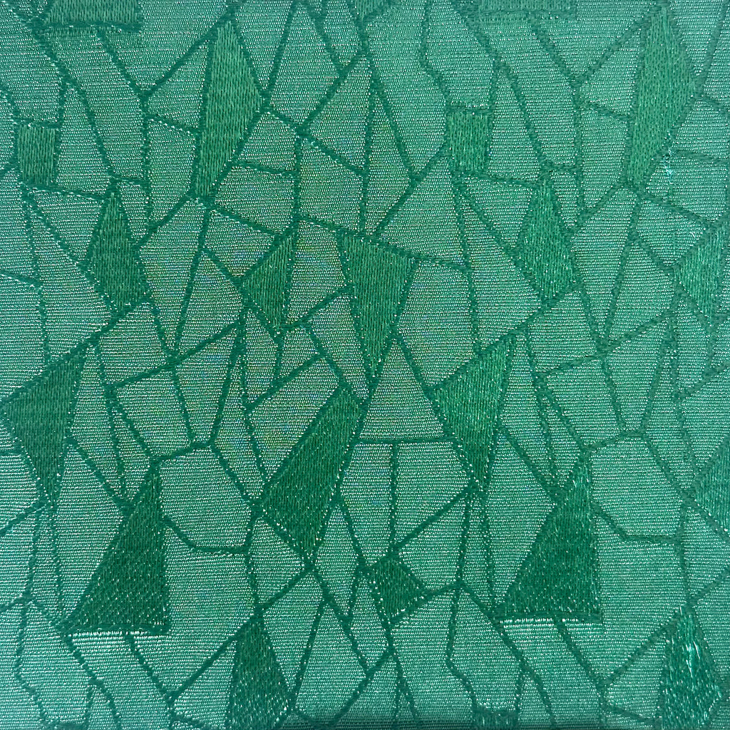 Geo Mosaic – Irregular Geometric Jacquard Fabric