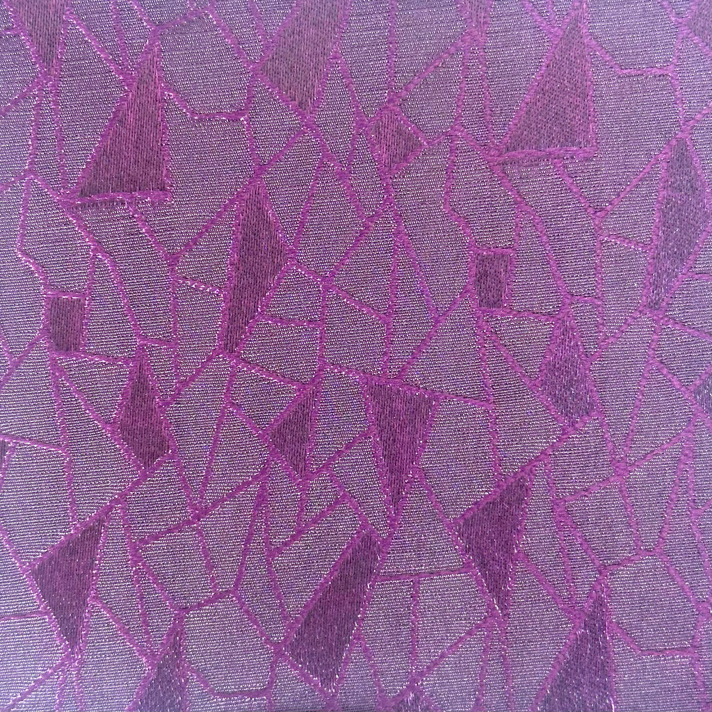 Geo Mosaic – Irregular Geometric Jacquard Fabric