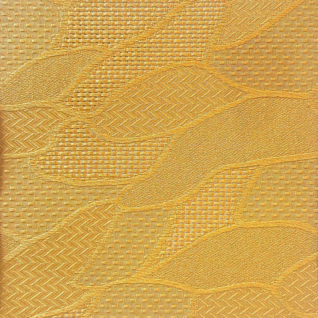 Leaf Grid – Feathery Leaf Jacquard Fabric