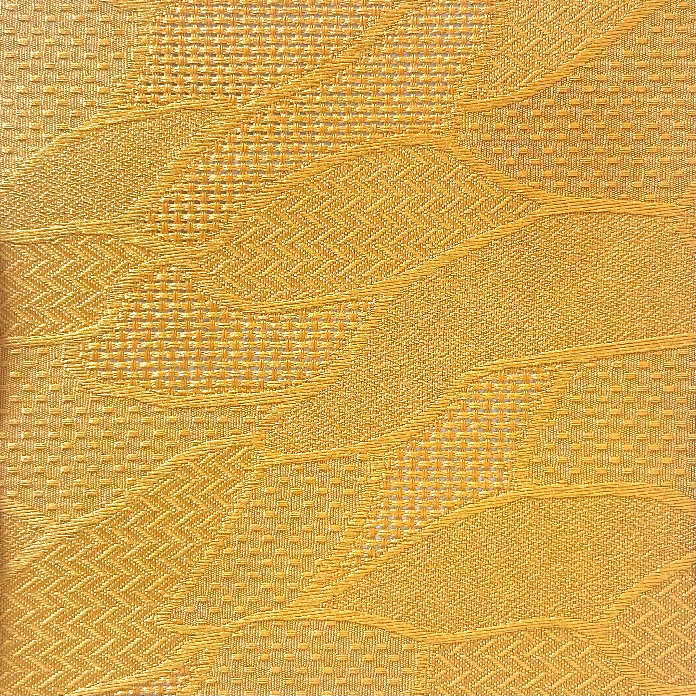 Leaf Grid – Feathery Leaf Jacquard Fabric