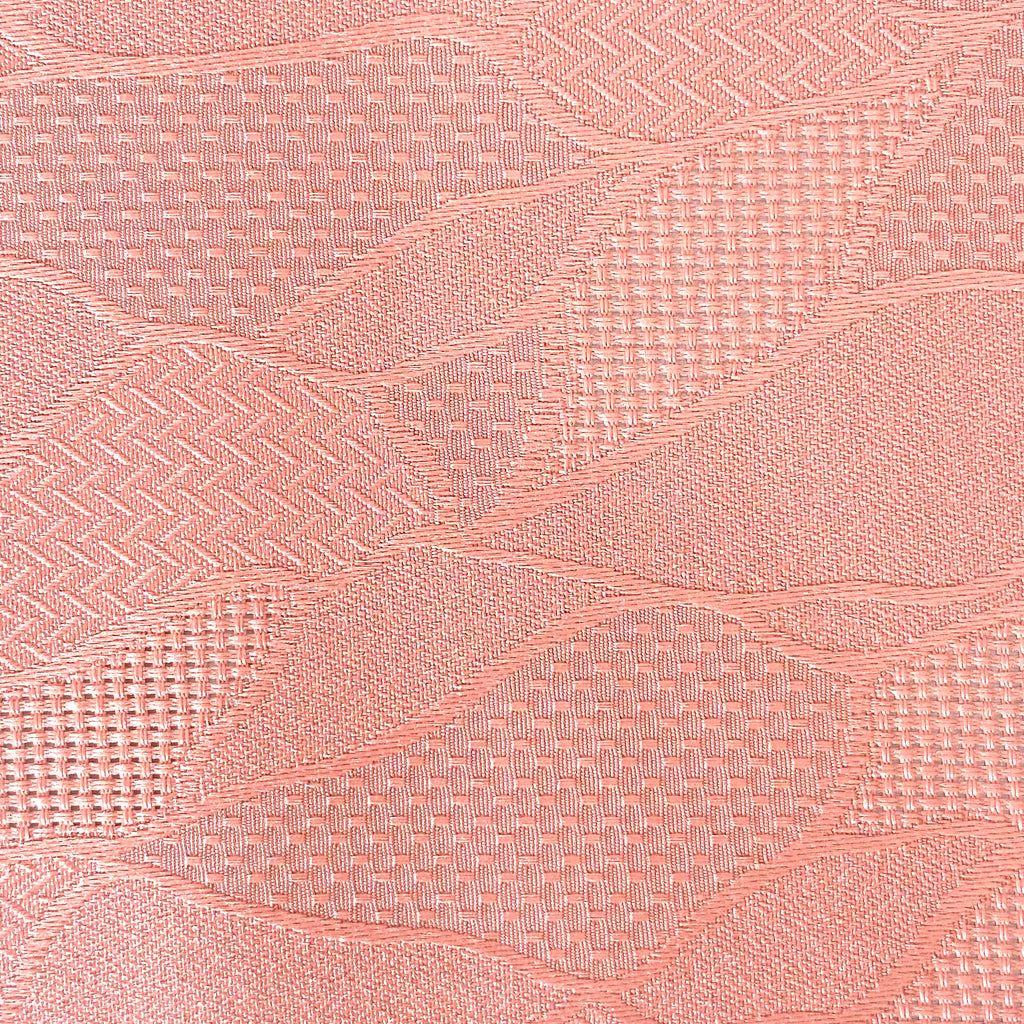 Leaf Grid – Feathery Leaf Jacquard Fabric