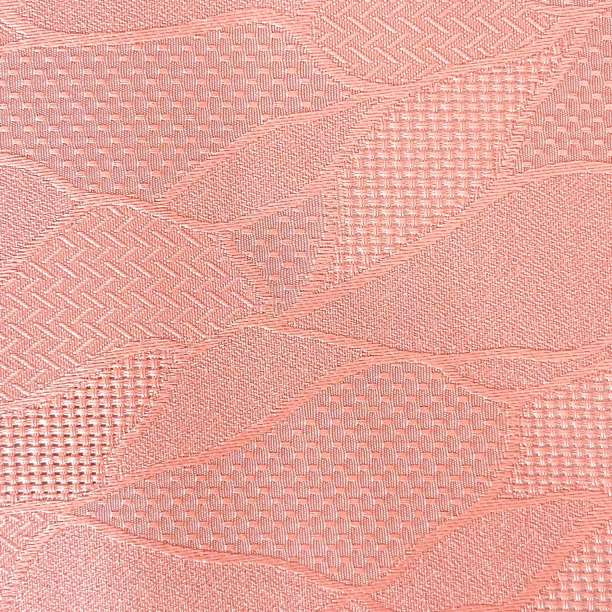 Leaf Grid – Feathery Leaf Jacquard Fabric