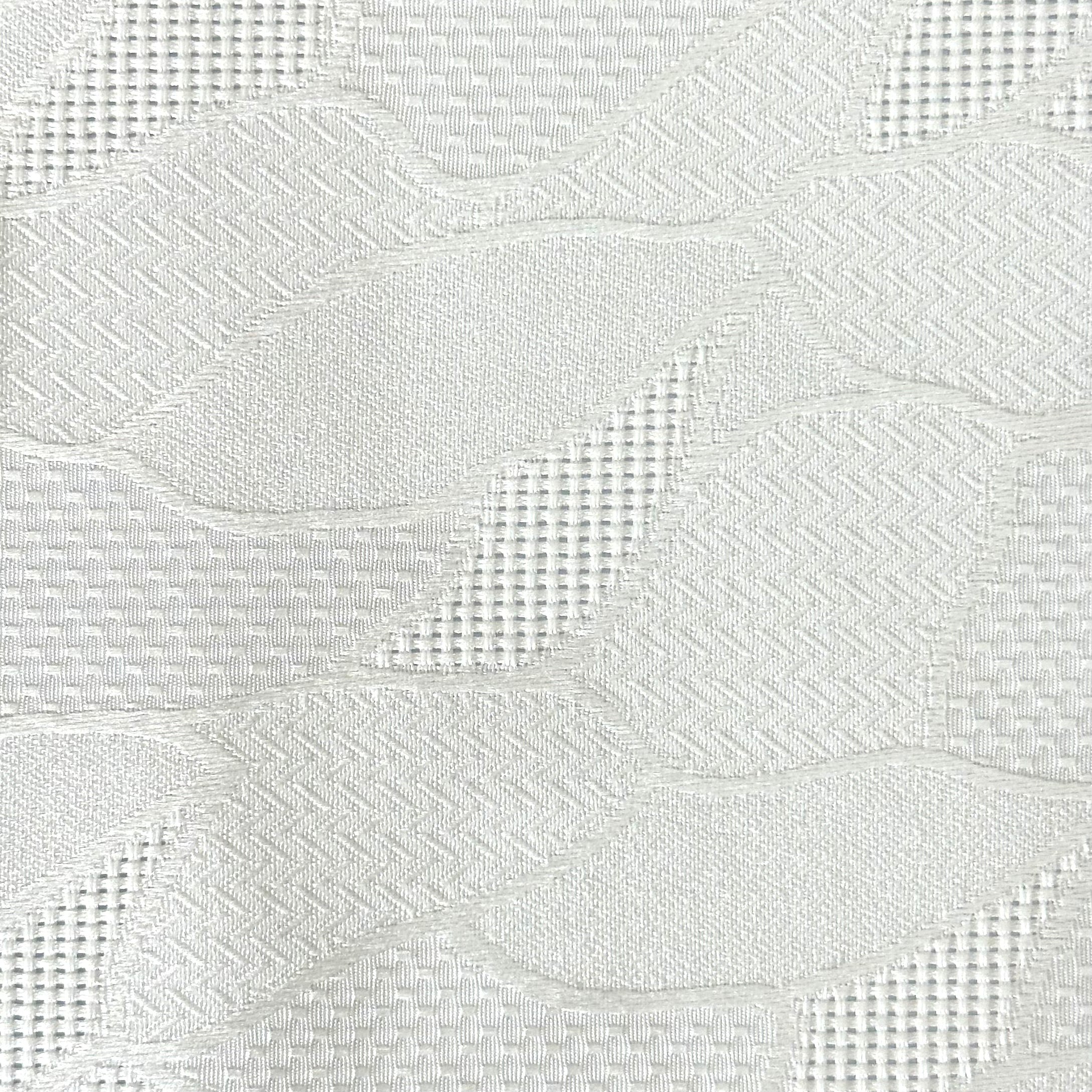 Leaf Grid – Feathery Leaf Jacquard Fabric
