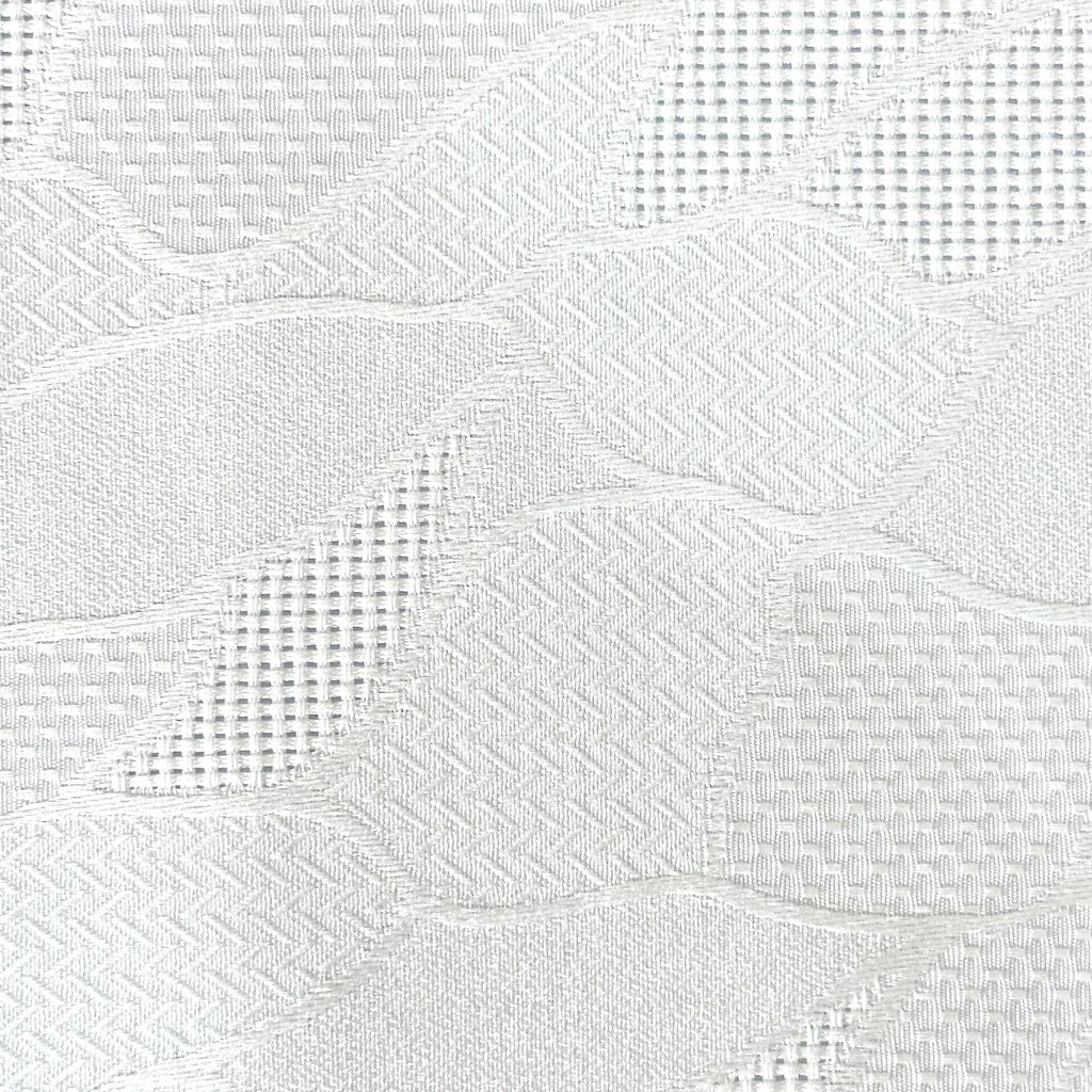 Leaf Grid – Feathery Leaf Jacquard Fabric