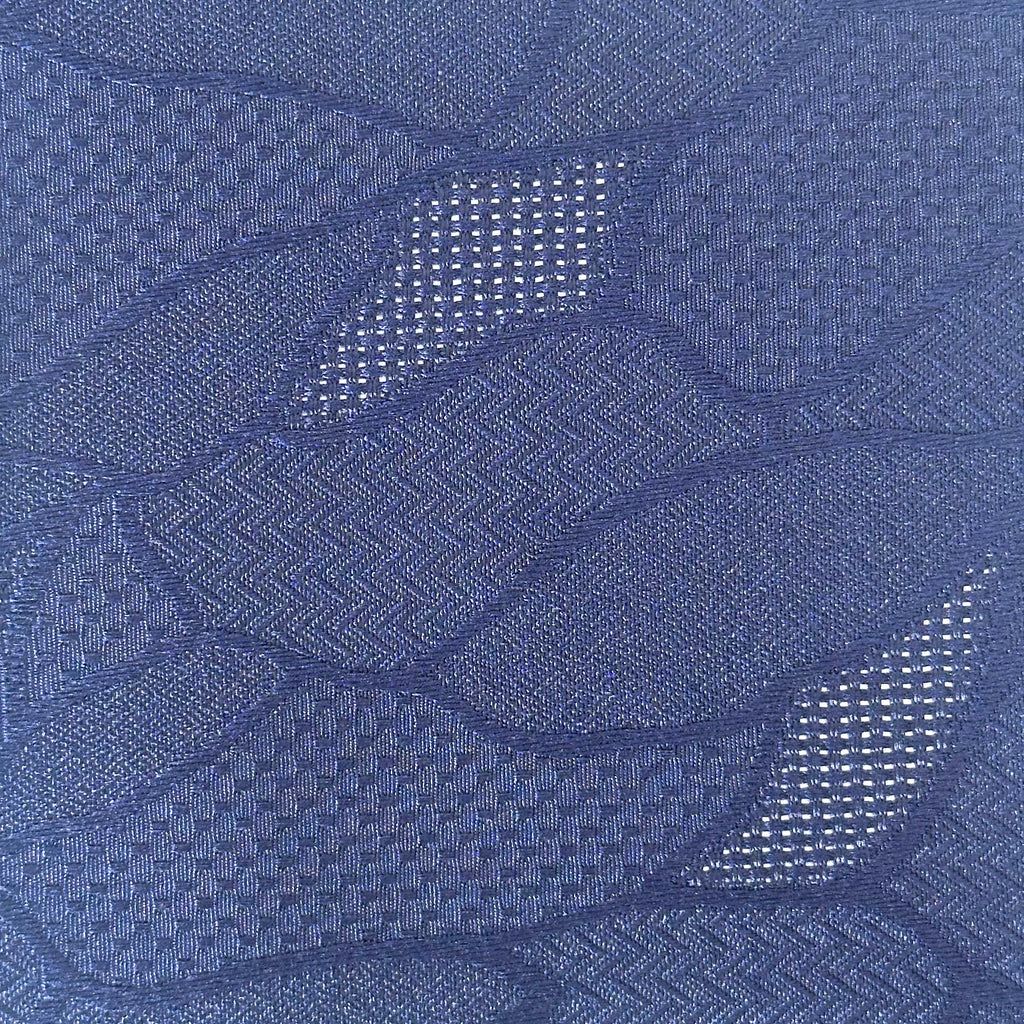 Leaf Grid – Feathery Leaf Jacquard Fabric