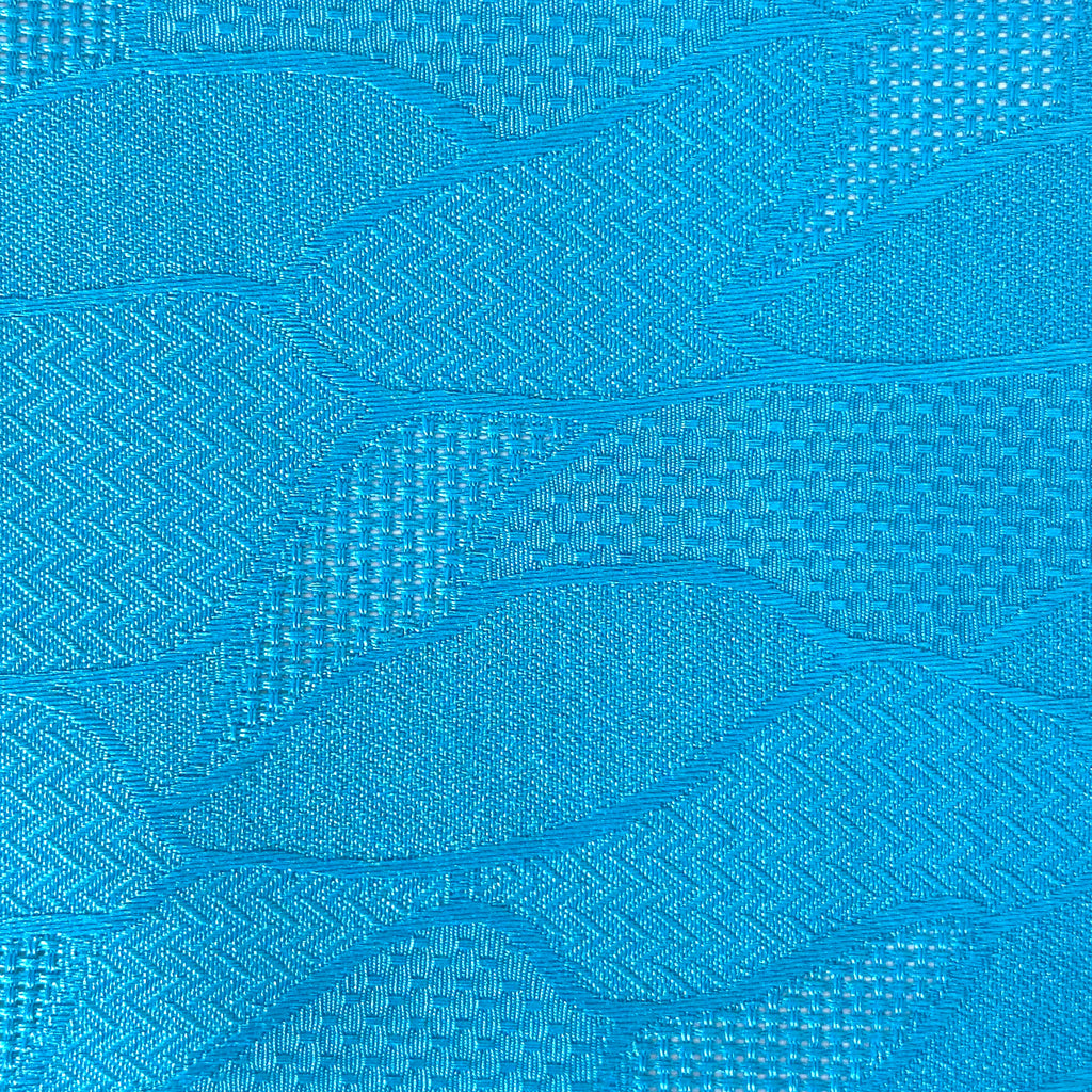 Leaf Grid – Feathery Leaf Jacquard Fabric
