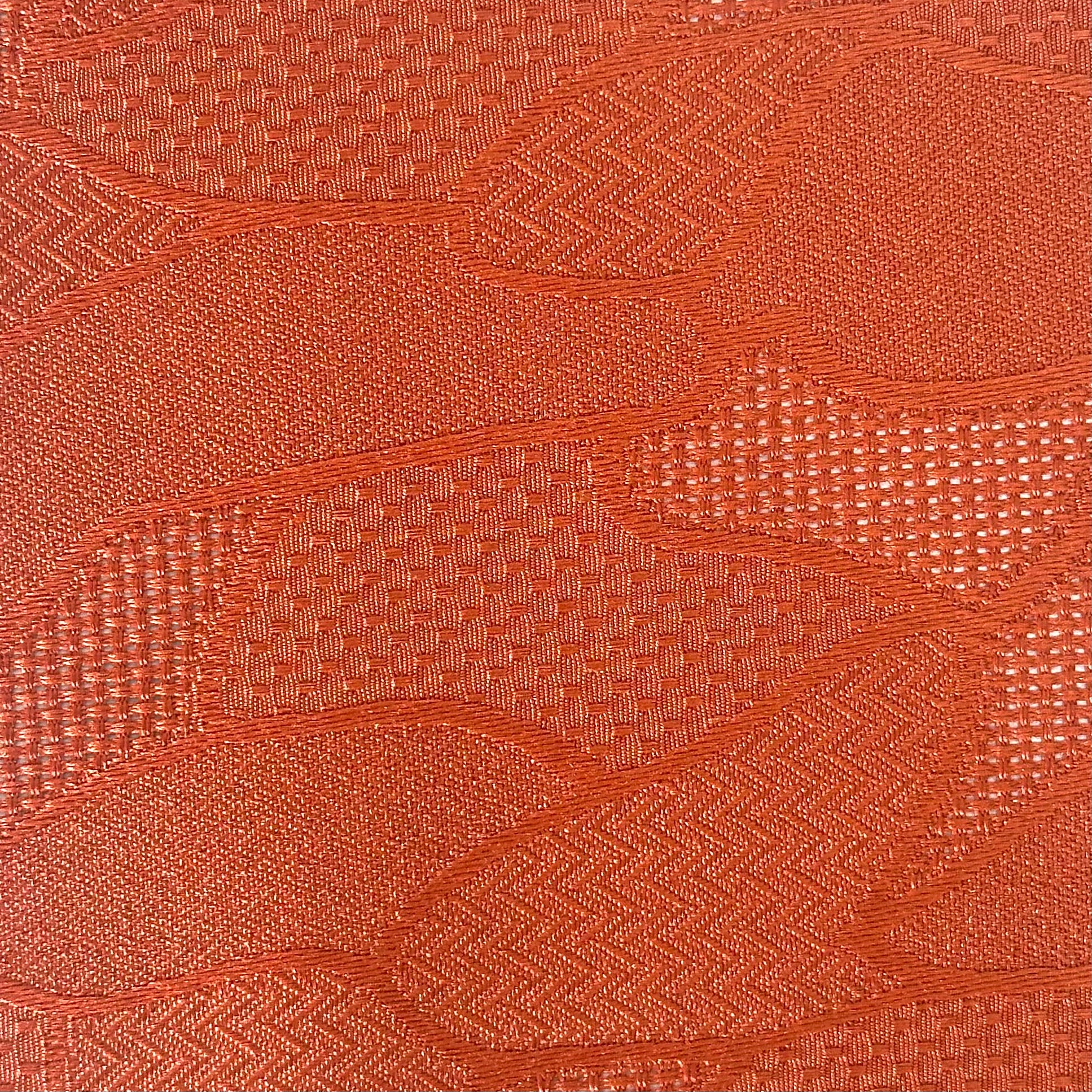 Leaf Grid – Feathery Leaf Jacquard Fabric