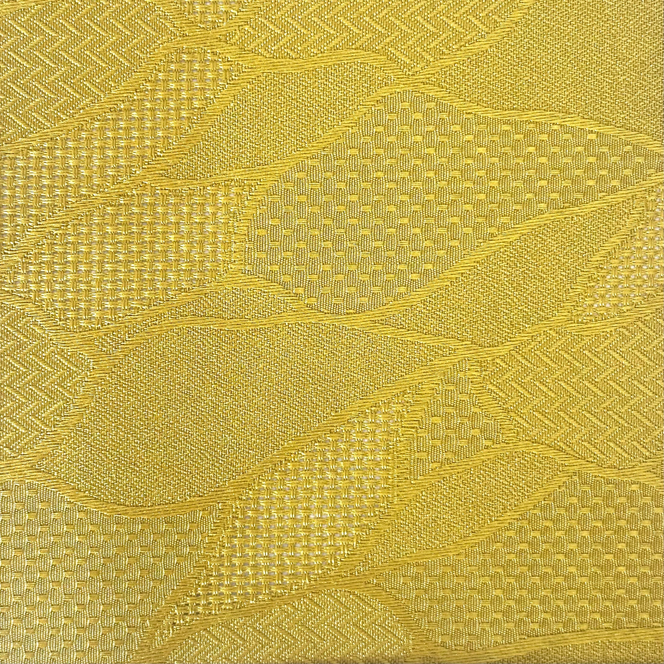 Leaf Grid – Feathery Leaf Jacquard Fabric