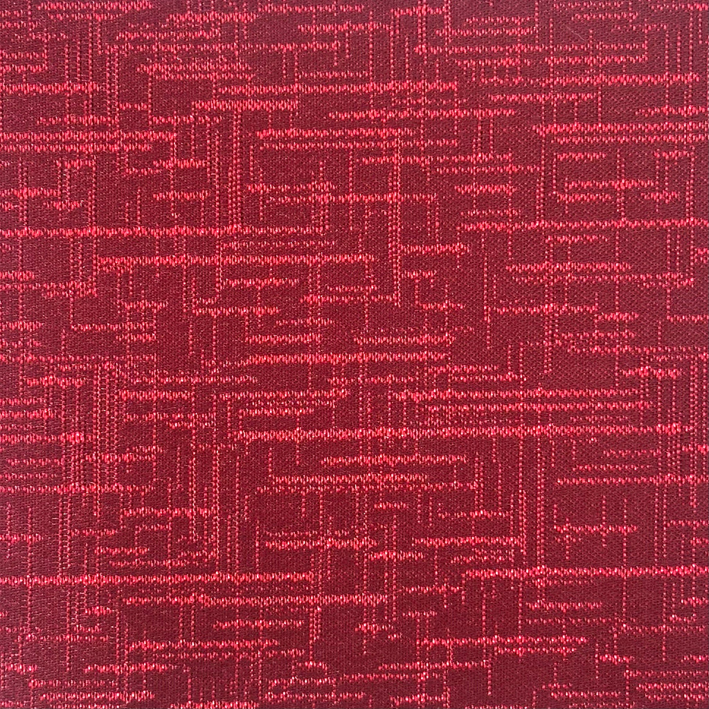 Labyrinth Weave – Maze Pattern Jacquard Fabric