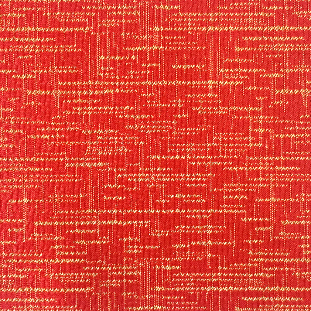 Labyrinth Weave – Maze Pattern Jacquard Fabric