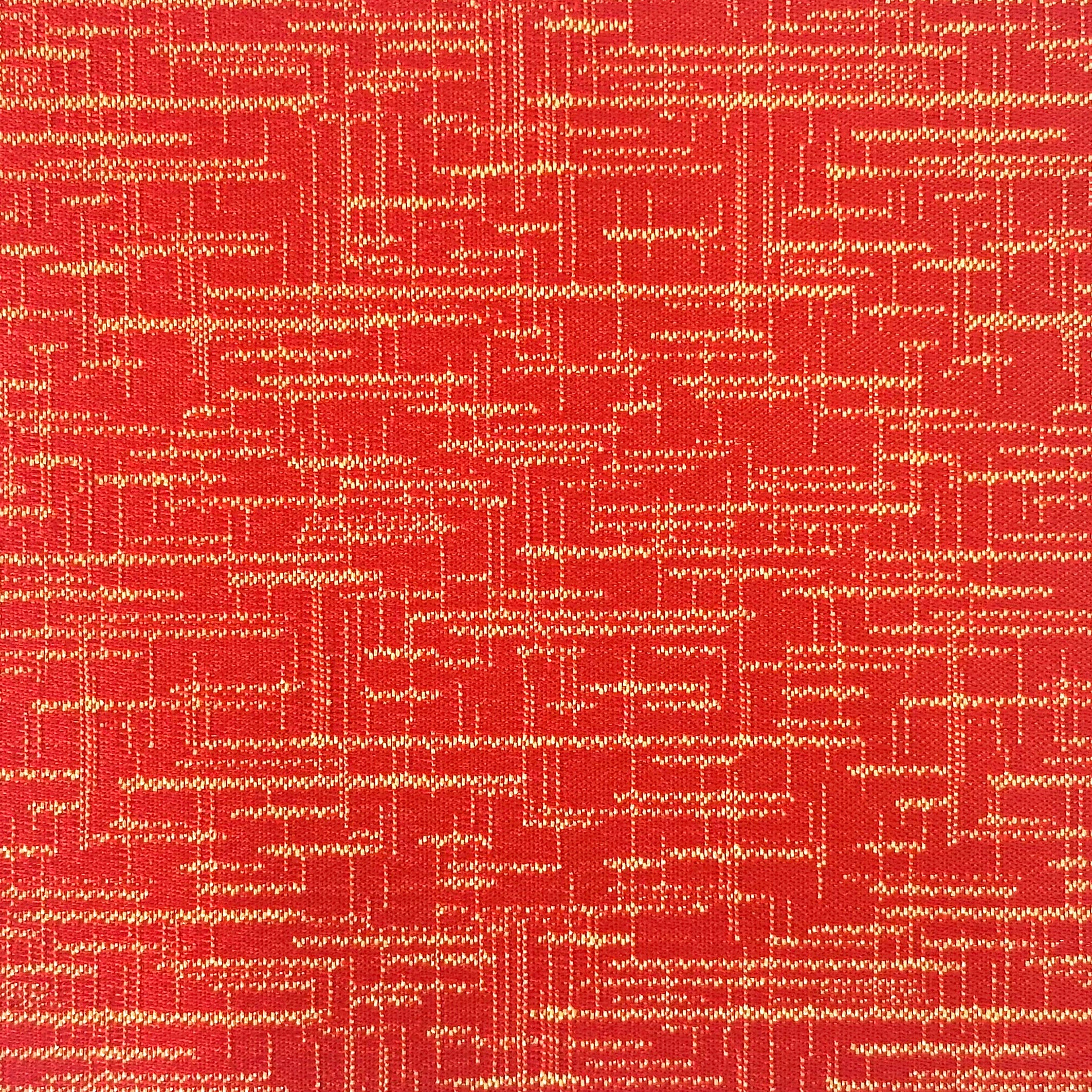 Labyrinth Weave – Maze Pattern Jacquard Fabric