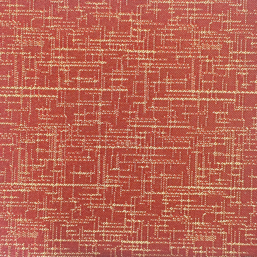 Labyrinth Weave – Maze Pattern Jacquard Fabric