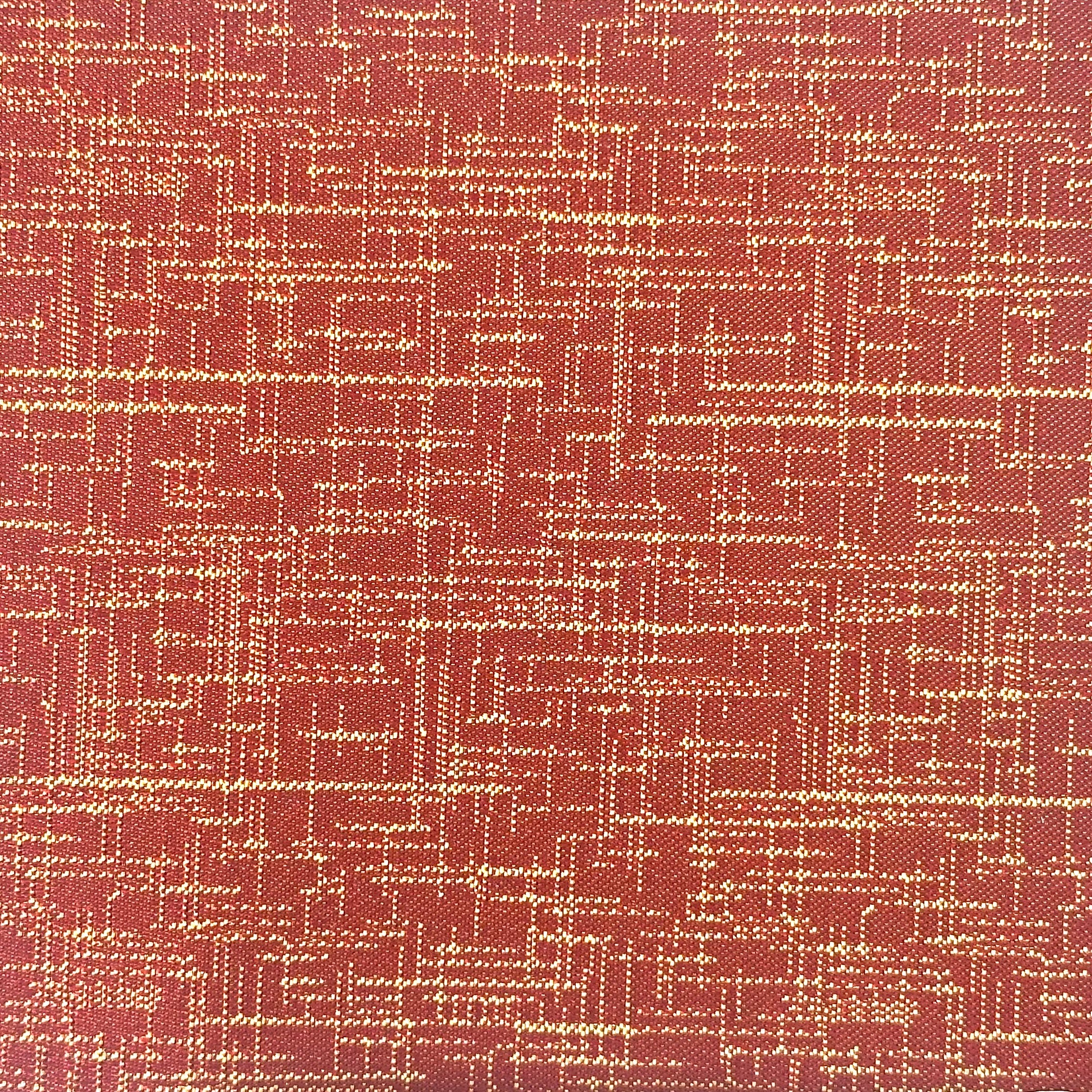 Labyrinth Weave – Maze Pattern Jacquard Fabric