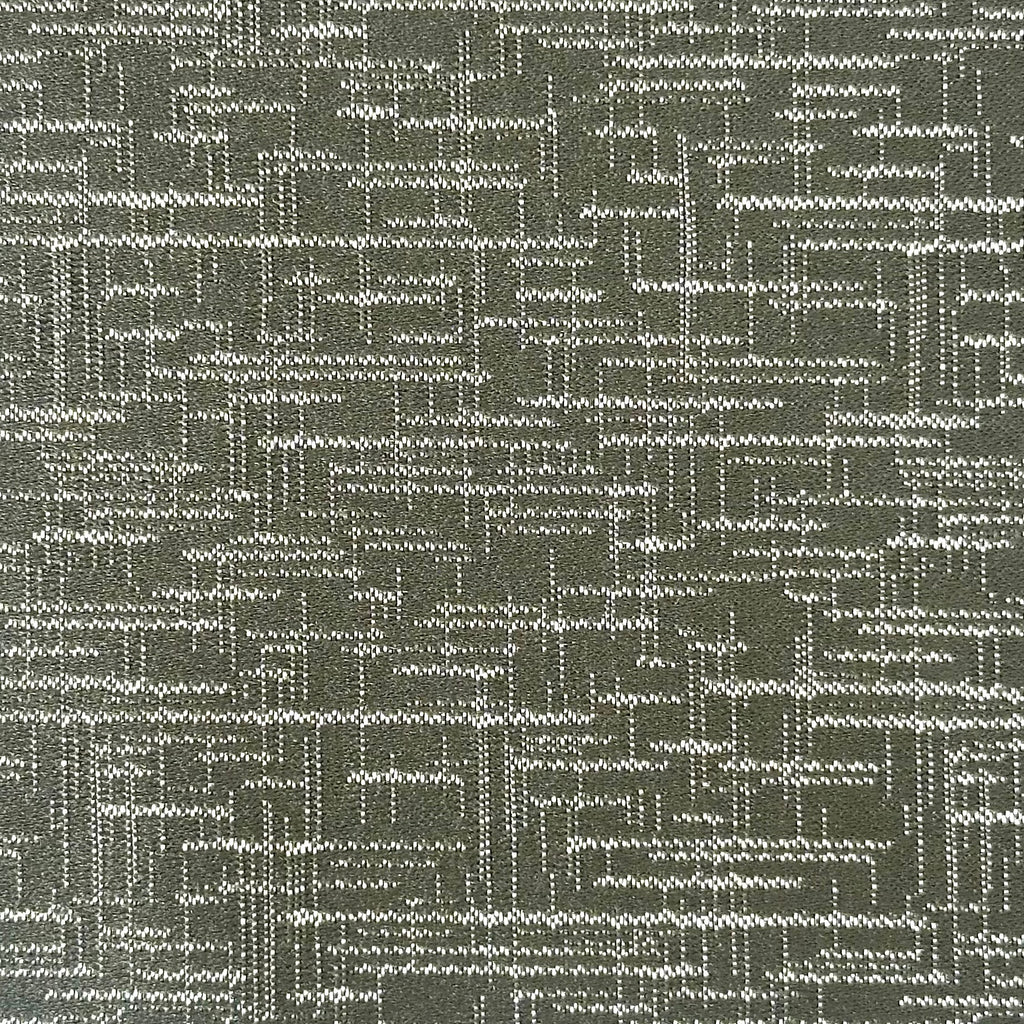 Labyrinth Weave – Maze Pattern Jacquard Fabric