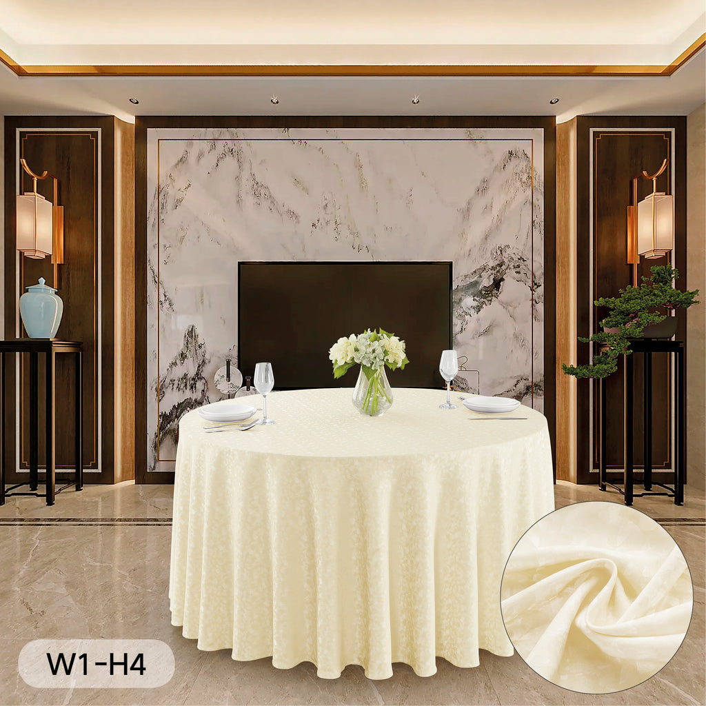 Polyester Jacquard Tablecloth-W1