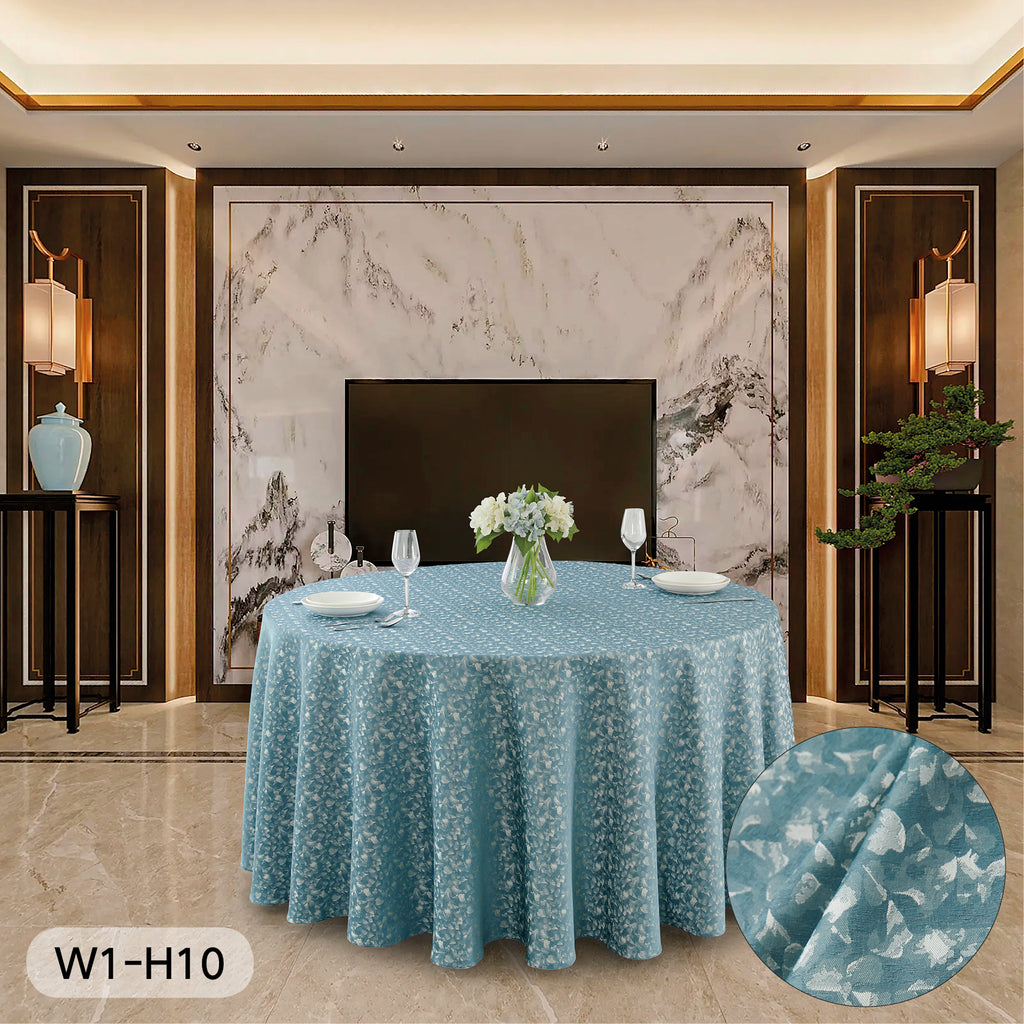 Polyester Jacquard Tablecloth-W1