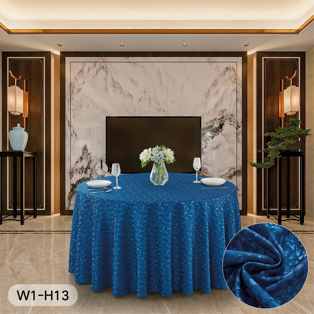 Polyester Jacquard Tablecloth-W1