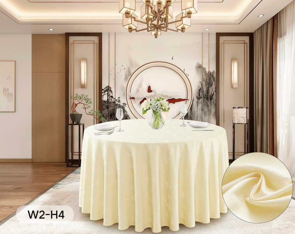 Polyester Jacquard Tablecloth-W2