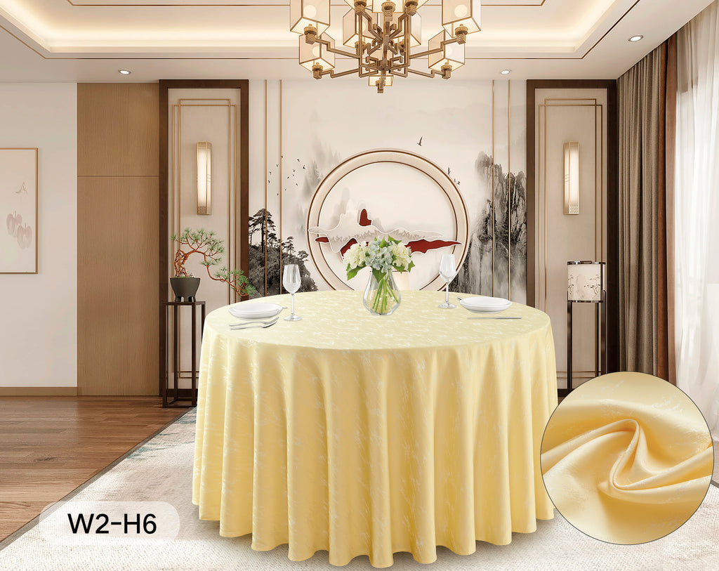 Polyester Jacquard Tablecloth-W2