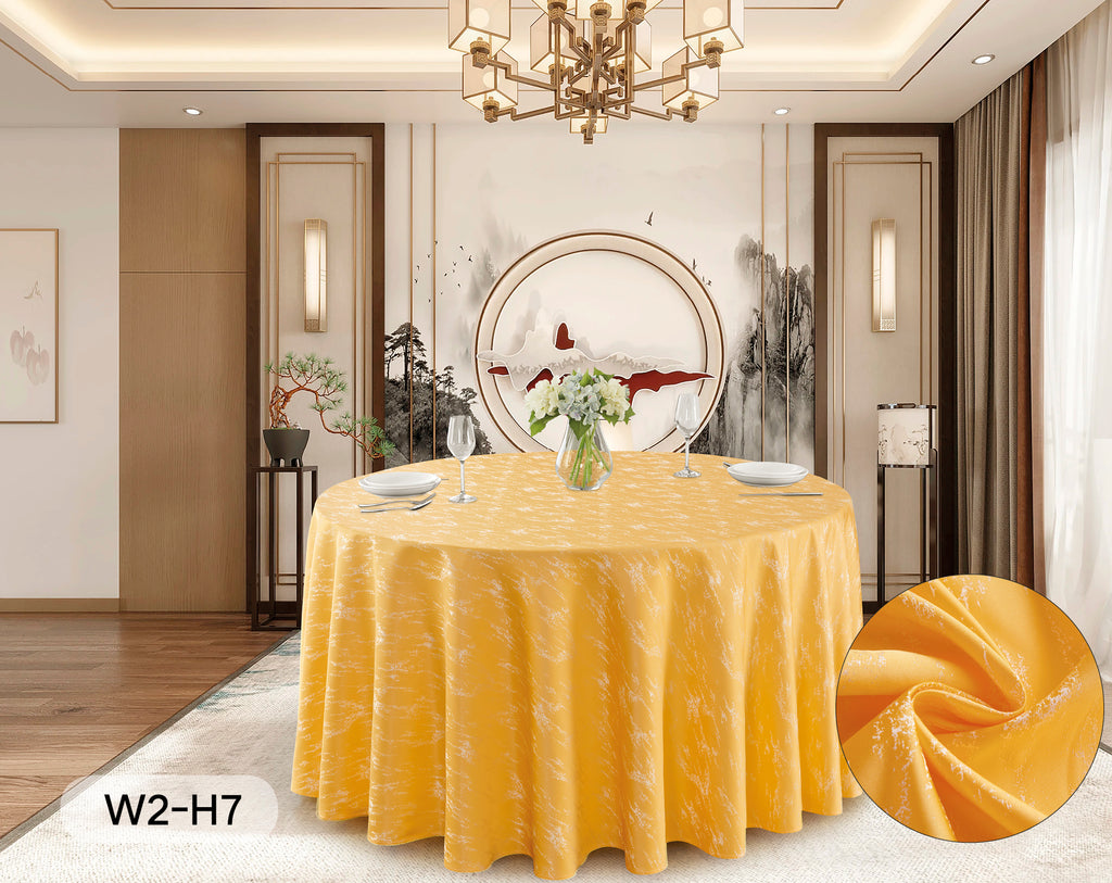 Polyester Jacquard Tablecloth-W2