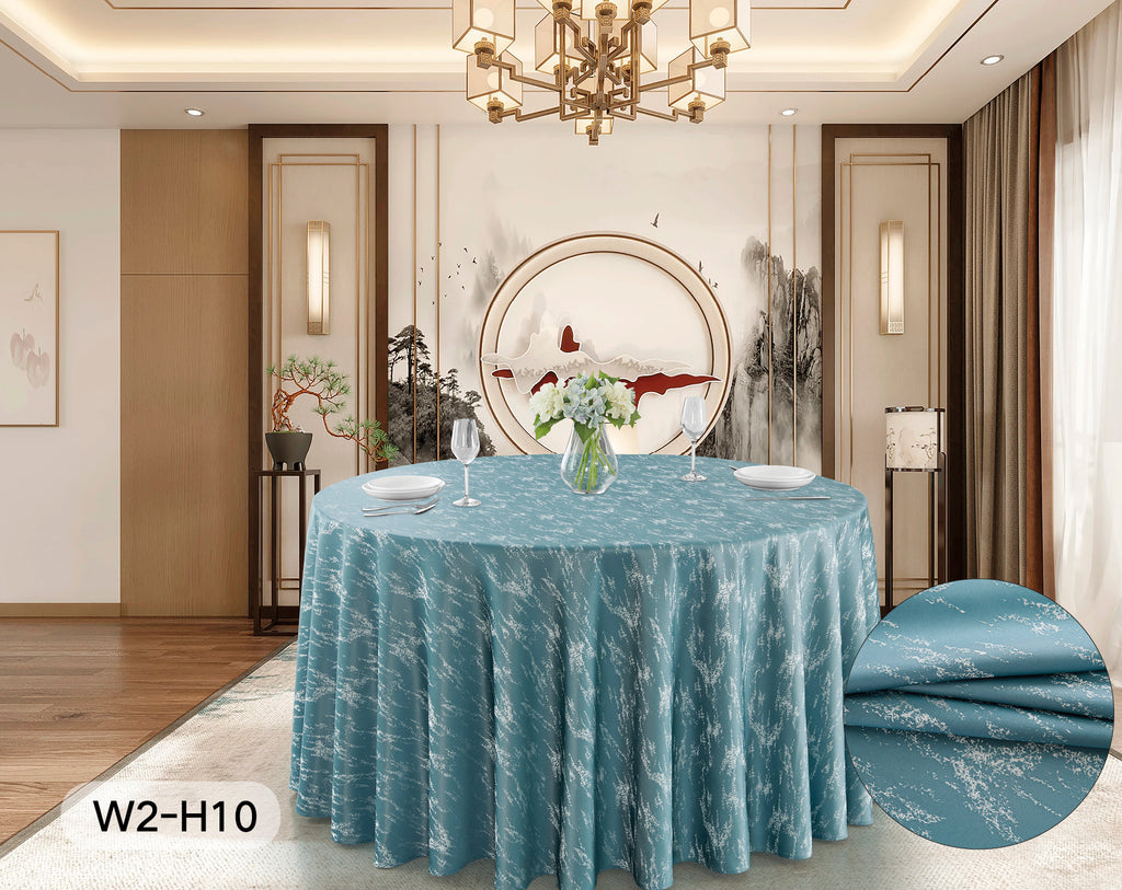 Polyester Jacquard Tablecloth-W2
