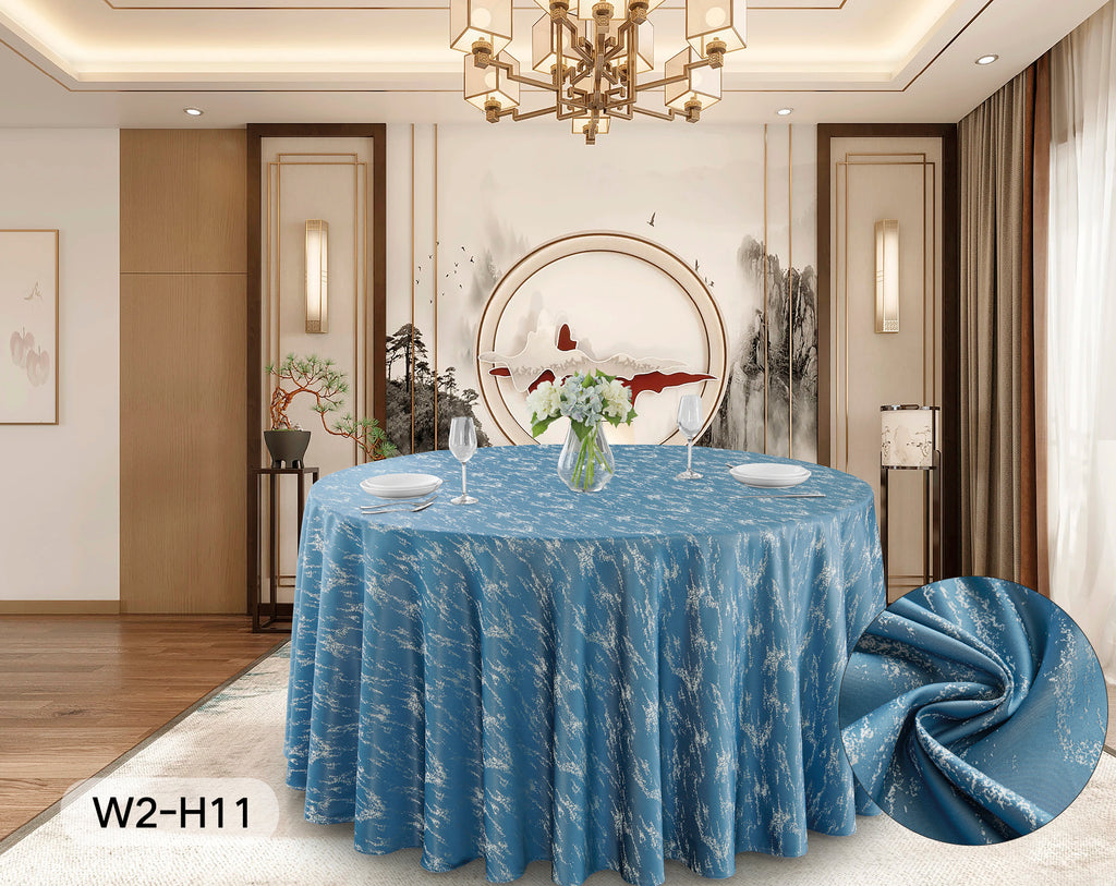 Polyester Jacquard Tablecloth-W2