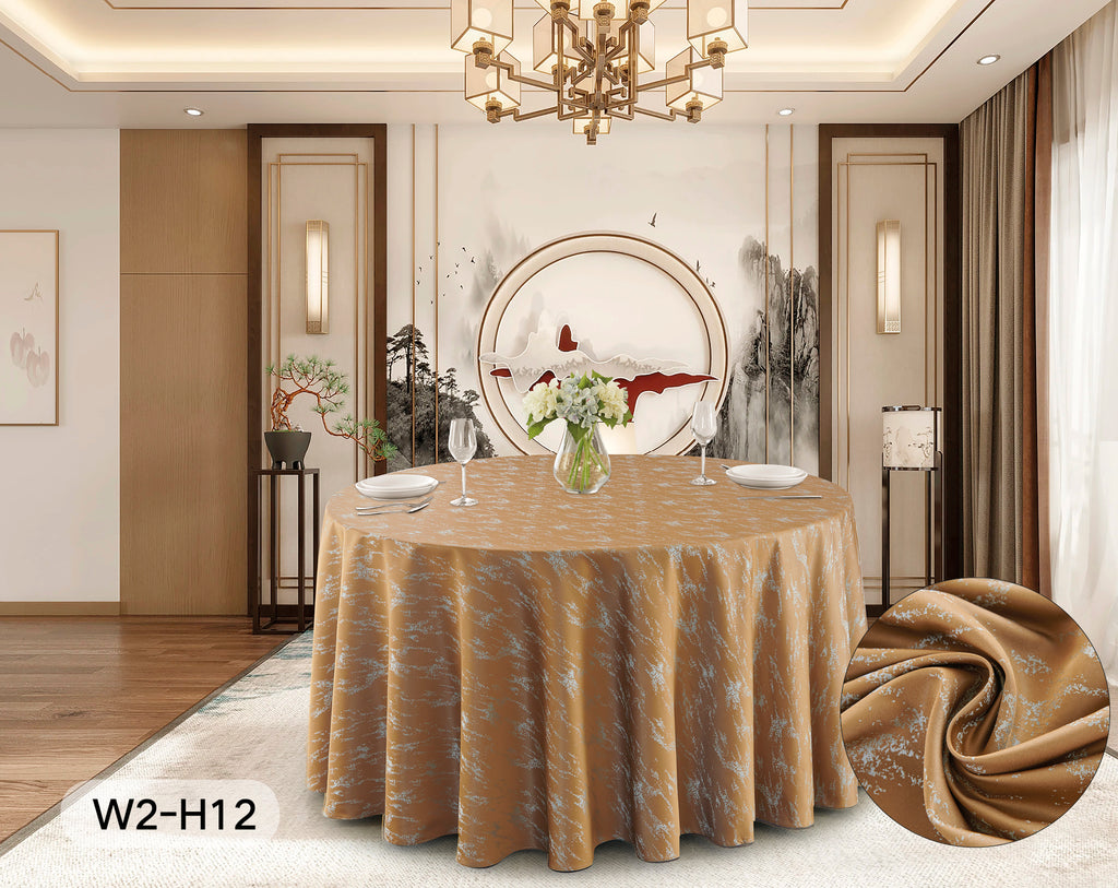 Polyester Jacquard Tablecloth-W2