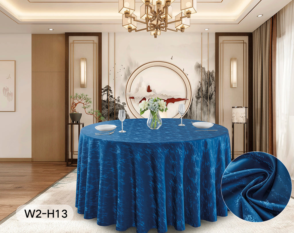 Polyester Jacquard Tablecloth-W2