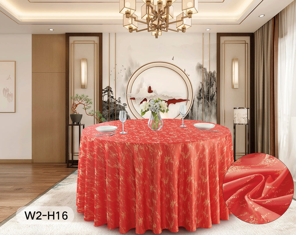 Polyester Jacquard Tablecloth-W2