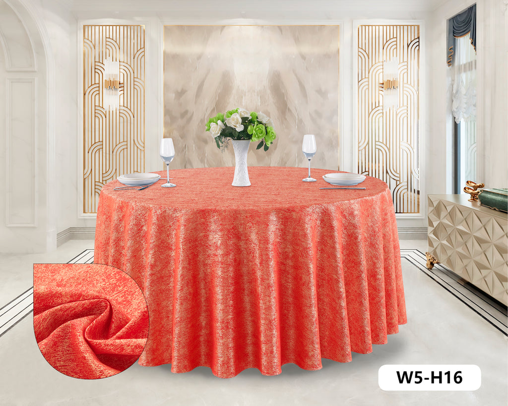 Polyester Jacquard Tablecloth-W5