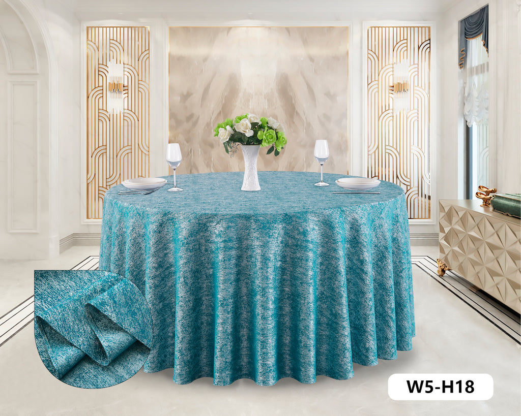 Polyester Jacquard Tablecloth-W5